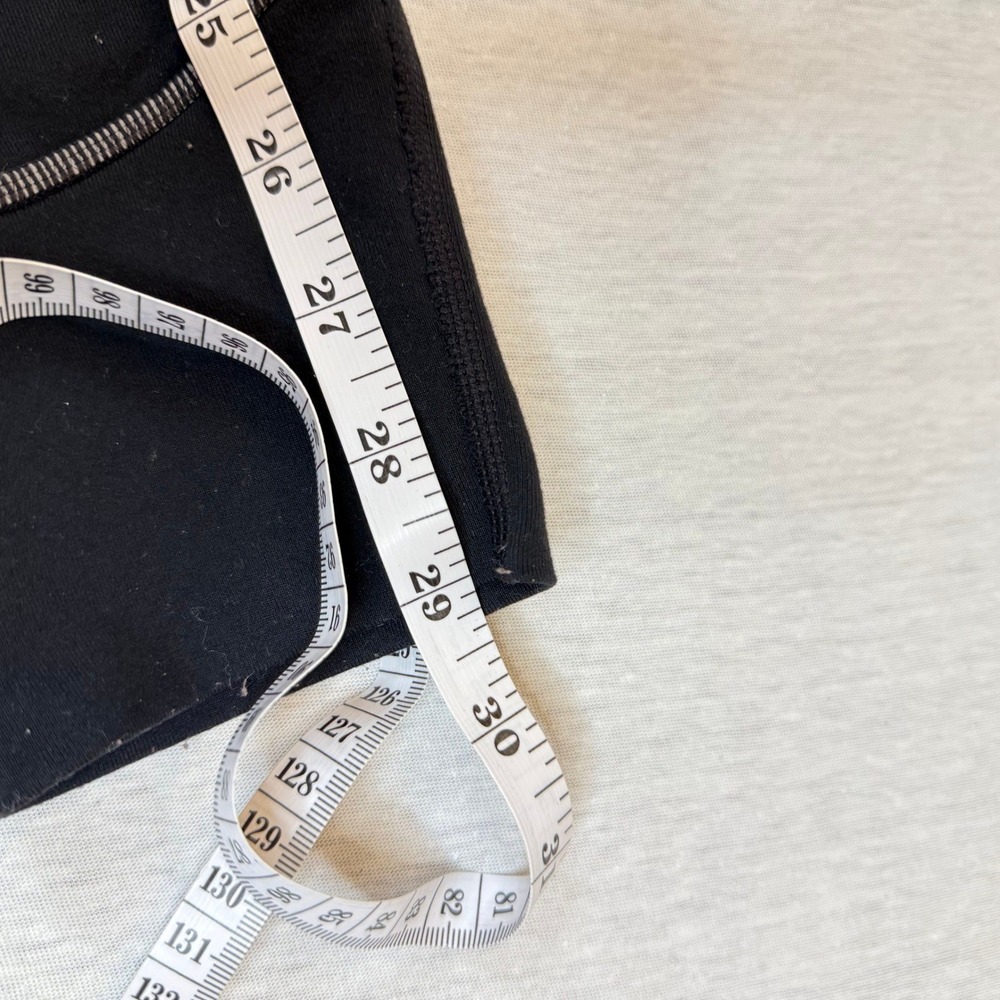 Athleta Medium tall Black Mesh Inset Leggings Activewear‎ Workout Pants Womens - Picture 4 of 5